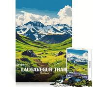 Laugavegur Trail Iceland Landscape Art Adults Puzzles 1000 Piece Jigsaws Memory Skill Mindful Leisure Clean Edges Creative Gift size 38x52cm