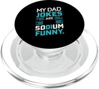 Laugh Out Loud with Sodium Funny Dad Humor Design PopSockets PopGrip for MagSafe