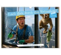 Laugh your way through the evening - everyday satire for working people UK-Version (Wall Calendar 2026 DIN A3 Landscape), CALVENDO 12 Month Wall Calendar
