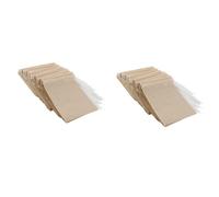 LAUGHERER 1200 Pcs Disposable Tea Filter Bags,Natural Material Drawstring Seal Tea Bag Empty for Loose Leaf Tea (5X7cm)