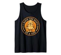 Laughing Buddha Circle 'Body of a God' Design Tank Top