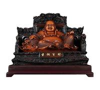 Laughing Buddha Statue Charm Statue Lucky Happy Wealth Laughing Buddha Ornaments Home Office Desk Decoration Collections for Good Luck