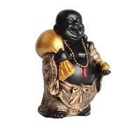 Laughing Buddha Statue Resin Maitreya Buddhsit Sculpture Fengshui Figurine Art Craft Zen Ornament Decoration Home Office Decor Accessories Buddhism, A Art collection