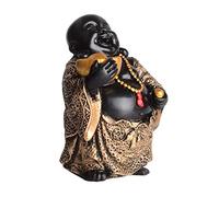 Laughing Buddha Statue Resin Maitreya Buddhsit Sculpture Fengshui Figurine Art Craft Zen Ornament Decoration Home Office Decor Accessories Buddhism, A Art collection