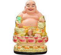 Laughing Buddha Wealth Lucky Gift Decorative Statue Decoration Maitreya Bless Safety And Wealth Gift Ornaments Car Office Home 1222