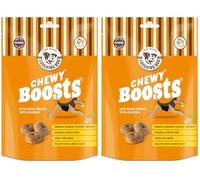 Laughing Dog - Chewy Boosts, Bite-Sized Dog Treats Made with Chicken, Ideal Training Treat, Ginger for Immunity, No Added Artificial Colours or Flavours - 125g (Pack of 2)