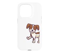 Laughing Dog Puppy Hiking Comic for Men Women Children Case for iPhone 15 Pro