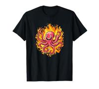 Laughing Fire Octopus Costume for Boys and Girls T-Shirt