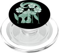 Laughing Flowers Crescent Moon Toadstool Frog and Rainbow PopSockets PopGrip for MagSafe