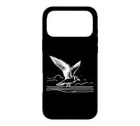 Laughing Gull Line Art Birdwatcher Case for iPhone 17 Pro Max