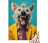 Laughing Hyena Jigsaw Puzzle for Adults, 1000 Pieces, 38x26cm/1000pcs, Quiet Home Activity, Weekend Downtime And Puzzle Lovers
