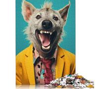 Laughing Hyena Puzzle Jigsaws 500 Pieces for Adults Jigsaws 500 Pieces Family Game for Adults And Teenagers 500pcs (52x38cm)