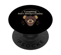Laughing Hyena Spotted Hyena Hyena Lover Dark Humor PopSockets Adhesive PopGrip