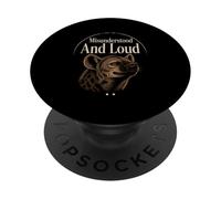 Laughing Hyena Spotted Hyena Hyena Lover Dark Humor PopSockets Adhesive PopGrip