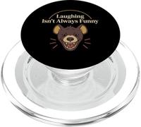 Laughing Hyena Spotted Hyena Hyena Lover Dark Humor PopSockets PopGrip for MagSafe