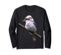 Laughing Kookaburra Dacelo Australian Kingfisher Bird Birder Long Sleeve T-Shirt