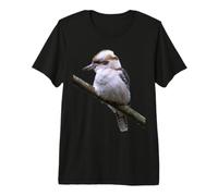 Laughing Kookaburra Dacelo Australian Kingfisher Bird Birder Premium T-Shirt