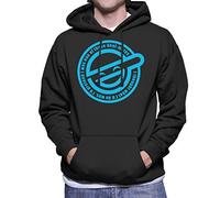 Laughing Man Pretend Deaf Mutes Ghost in The Shell Men's Hooded Sweatshirt