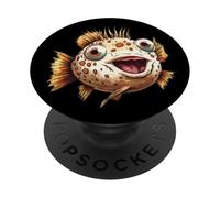 Laughing Puffer Fish PopSockets Adhesive PopGrip