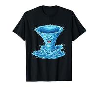 Laughing Water Tornado Ocean Vortex Monster Horror T-Shirt