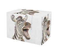 Laughing Zebra Water-Resistant Dog Crate Covers Fixed Buckle at Bottom Pet Kennel Cover with Mesh Windows X-Large