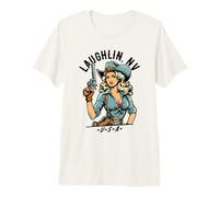 Laughlin Nevada USA Cowgirl Western Style Design Premium T-Shirt