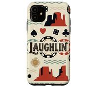 Laughlin NV Casino Town Desert Style Design With Cards Dice Case for iPhone 11
