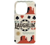 Laughlin NV Casino Town Desert Style Design With Cards Dice Case for iPhone 14 Pro