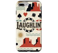 Laughlin NV Casino Town Desert Style Design With Cards Dice Case for iPhone 7 Plus/8 Plus