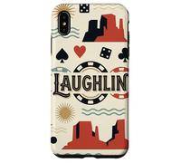 Laughlin NV Casino Town Desert Style Design With Cards Dice Case for iPhone XS Max