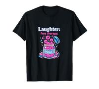 Laughter Free Therapy Chill Vibes Mental Health T-Shirt