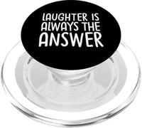 Laughter Is Always The Answer PopSockets PopGrip for MagSafe