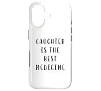 Laughter is the best medicine Motivating Statement Inspiring Case for iPhone 17
