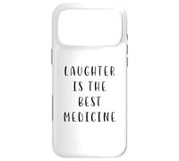 Laughter is the best medicine Motivating Statement Inspiring Case for iPhone 17 Pro Max