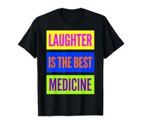 Laughter is The Best Medicine World Laughter Day Dad Jokes T-Shirt