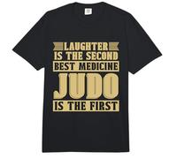 Laughter is The Second Best Medicine Sport Fighter Cool Judo Comfort Colors Adult Heavyweight T-Shirt