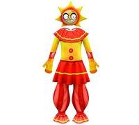 laughZuaia Moondrop Sundrop Fancy Dress Up Outfits Cartoon Youtuber Gamer Sun Moon Clown Costumes Halloween Cosplay for Kids (6-7 Years, Sun)