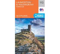 Explorer 112 Launceston & Holsworthy Map With Digital Version - Orange, Orange One Size