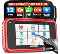 LAUNCH Car Diagnostic Tool CRP129E V3.0 OBD2 Scanner 4 System ENGINE/ABS/SRS/AT OBD2 Code Reader with 12 Reset Service TPMS/Oil/EPB/SAS/DPF/BMS/Throttle Reset/Injector Code/Auto Vin,Free Update