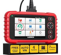 LAUNCH CRP123X V2.0 New Version, OBD2 Scanner for Engine Transmission ABS SRS Diagnostics, 7 Service Functions, Battery Test, Free Wi-Fi Updates