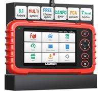 LAUNCH CRP123X V3.0 OBD2 Scanner 4 System Car Diagnostic Tool 2026 Version | 7 Service Functions, ABS S*R~ Engine Transmission Diagnosis, Battery Test, Lifetime Update, Graphic Live Data, Android 8.1