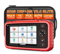 LAUNCH CRP129I V2.0 2025 OBD2 Scanner ABS/SRS/at/ENG Car Diagnostic Tool 12 Reset Services TPMS/Oil/EPB/SAS/BMS/DPF/Throttle Reset Injector Co