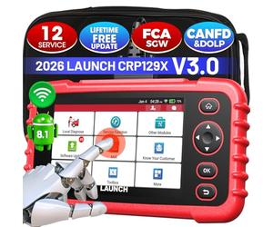 LAUNCH CRP129X V3.0 OBD2 Scanner 4-System Car Diagnostic Tool Code Reader