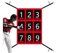 Launch Net - Polyester, Strike Zone Training, Durable Design | Adjustable Softball Field Training Net for Practice in Job