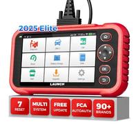 LAUNCH OBD2 Scanner CRP123E V2.0 Car Diagnostic Tool Engine ABS SRS Transmission OBD Scanner with 7 Reset Service Oil/EPB/SAS/BMS/Throttle/Battery Reset,DPF Regeneration Tool, ABS Bleed,Free Update