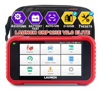 LAUNCH CRP123E V2.0 Obd2 Scanner Engine ABS SRS Transmission Car Diagnostic Tool, 7 Reset Services 2025 Obd2 Code Reader Oil/EPB/SAS/BMS/Throttle/DPF Reset, ABS Bleed Lifetime Update Scanner