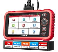 LAUNCH OBD2 Scanner CRP123E V3.0 Car Diagnostic Tool Engine ABS SRS Transmission OBD Scanner 7 Reset Service Oil/EPB/SAS/BMS/Throttle/Battery Reset,DPF Regeneration Tool ABS Bleed Lifetime Update