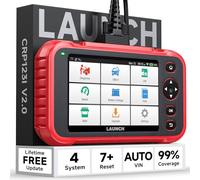 LAUNCH OBD2 Scanner CRP123I V3.0, 4 Systems Car Diagnostic Machine for ABS SRS Transmission Engine, OBD2 Diagnostic Tool with Oil/EPB/DPF/SAS/BAS/BMS/Throttle Reset, Battery Test, Lifetime Free Update
