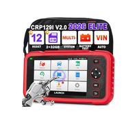 LAUNCH OBD2 Scanner CRP129i Elite Car Diagnostic Tool with 4-System | CAN FD&DoIP, OBD2 Code Reader 12 Resets TPMS/Oil/EPB/SAS/DPF/BMS/Throttle Reset/Injector Code/AutoVin Lifetime Update