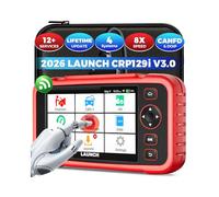 LAUNCH OBD2 Scanner CRP129i V3.0 Car Diagnostic Tool for 1996-2026 Cars | 4 System Code Reader, 12 Reset TPMS EPB Injector Code, 4-in-1 Live Data, Battery Test, CAN FD&DoIP, Auto VIN, Lifetime Update